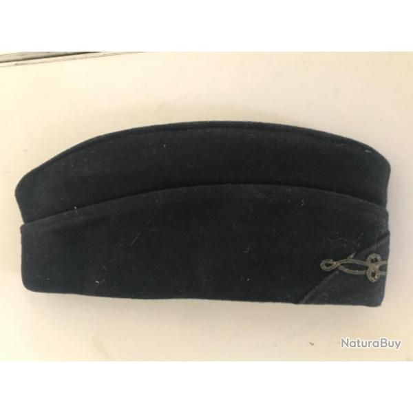 Calot.bonnet de police de hussard,modle 46, Indochine ,Algrie,insigne brod canetille.