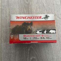 90 cartouches Winchester calibre 12