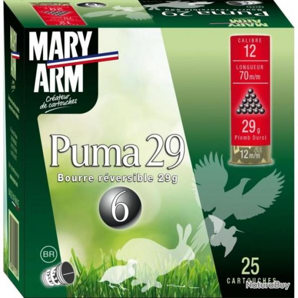 Cartouches Mary Arm Puma 29 BR - Cal. 12 x2 boites