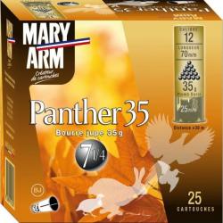 Cartouches Mary Arm Panther 35 BJ plomb 7.25 - Cal. 12 x1 boite