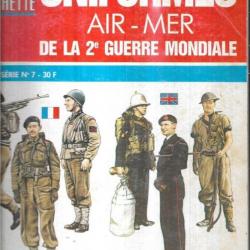 uniformes Air-Mer de la seconde guerre mondiale. Hachette1975