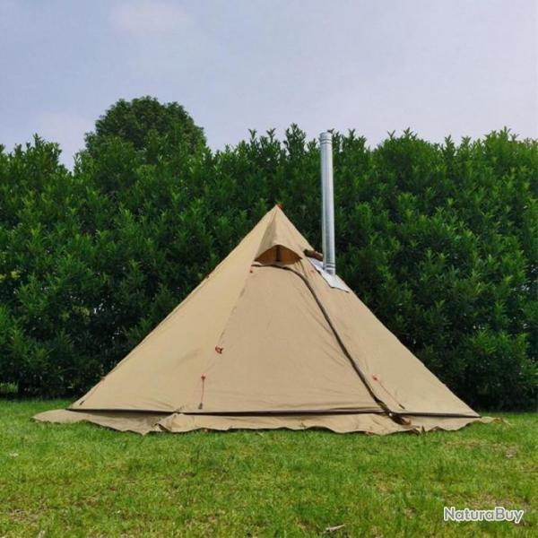 Tente chemine hiver pour pole a bois - hot tent