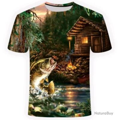 T-shirt neuf Daiwa Fishing Tatula logo drôle taille S à 5XL