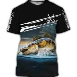!!! SUPER PROMO !!! Tee-shirt réaliste pêche taille de S à 5XL n°36