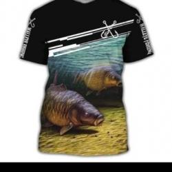 !!! SUPER PROMO !!! Tee-shirt réaliste pêche taille de S à 5XL n°38