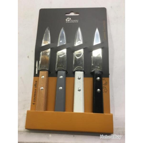 Lot de 4 couteaux de cuisine