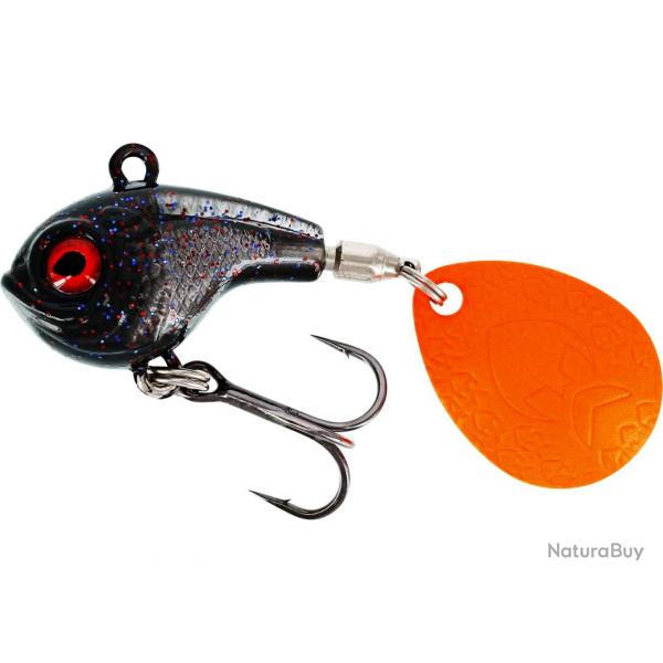 Leurre Westin DropBite Spin Tail Jig 17g 17g Black Mamba 3,4cm