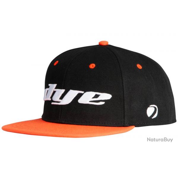 Casquette DYE Noir/Orange