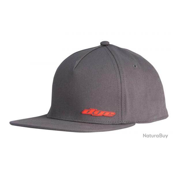 Casquette Dye FLEX Flat S/M Gris/Orange