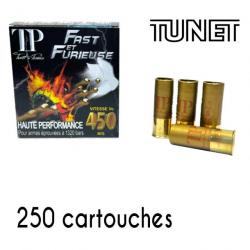 250 Cartouches TUNET Fast et Furieuse cal.12/70 36gr - n°6 