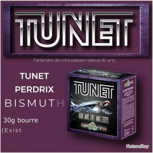 25 Cartouches TUNET BISMUTH perdrix n7B