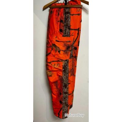 PANTALON MATELASS CAMOUFLAGE ORANGE SOMLYS Pantalons de Chasse