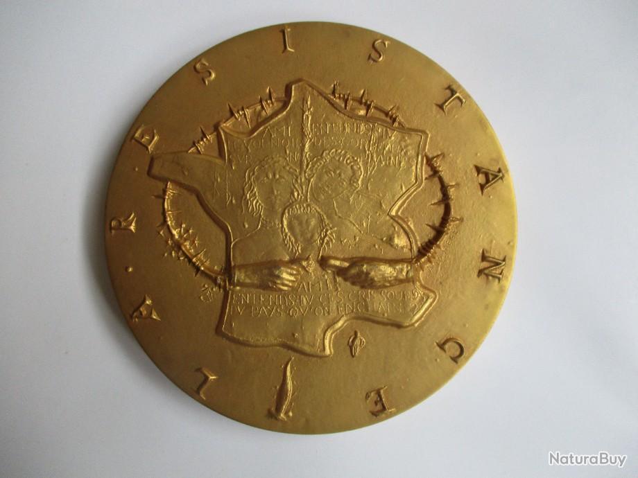 Médaille / Plaque De Table Scientifique Nikola Tesla - En Duralumin Lourd - Occasion - Collection Inventeurs
