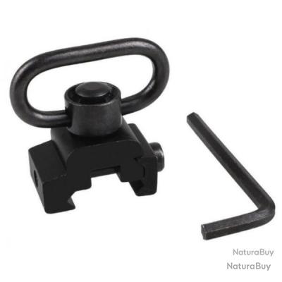 Élingue Pivotante Picatinny Rail QD – Dégagement Rapide Pour Embuscade, Neuve
