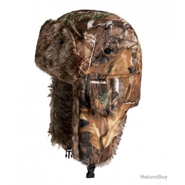 Cagoule polaire camouflage  Chapka camouflage en polyester n6
