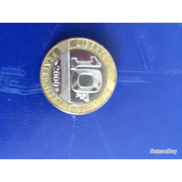 1 piece de 10 franc 2000