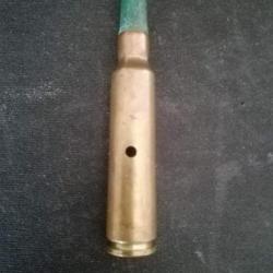 Munitions/cartouches Schmidt Rubin réglementaire aveugle ogive bois vert armée Suisse GP11 7,5X55