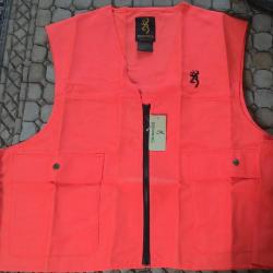 Gillet Orange Safety Vest Browning ref 251