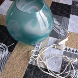 Lampe boulle en verre
