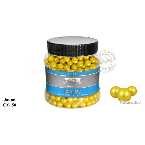 UMAREX T4E - Billes de peinture Bio - Pot de 500 Jaune .50
