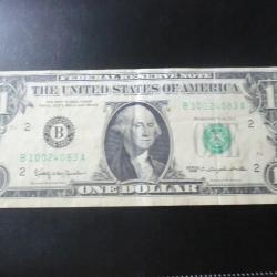 BILLET ONE DOLLAR  SERIES 1963  /  B 10024083A