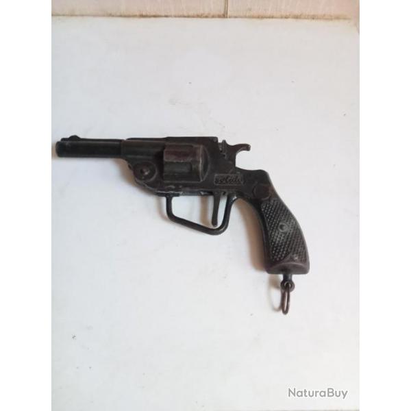 jouet pistolet solido en fer , jouet ancien et rare , collection , vintage