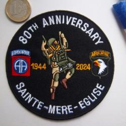 écusson militaire collection Sainte-Mère-Église 80 éme D DAY