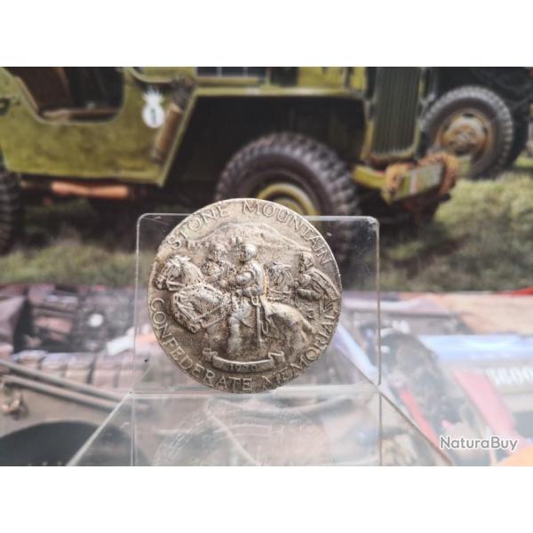 Mdaille Stone Mountain  Confederate Memorial - 38 mm-1970  n