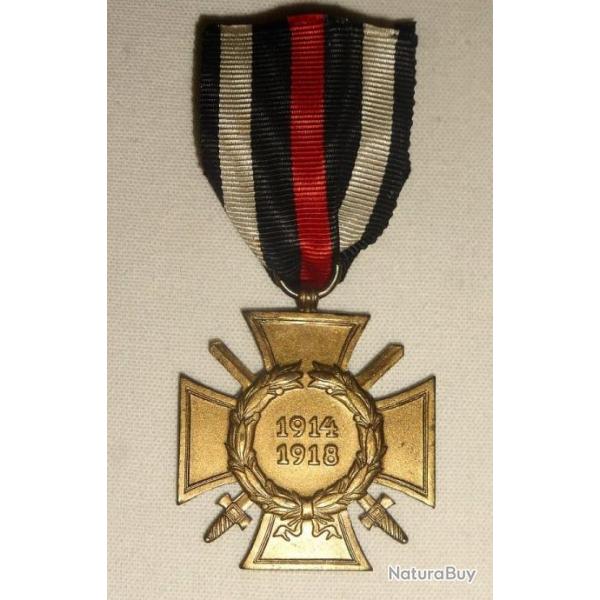 CROIX ALLEMANDE DU COMBATTANT de la PREMIERE GUERRE /IIIme REICH.  /7985