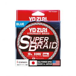 Tresse Yo-Zuri Superbraid 275m - Bleu 41/100-65LBS