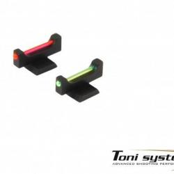 Viseur pour 2011 en fibre optique rouge - 2 mm - TONI SYSTEM