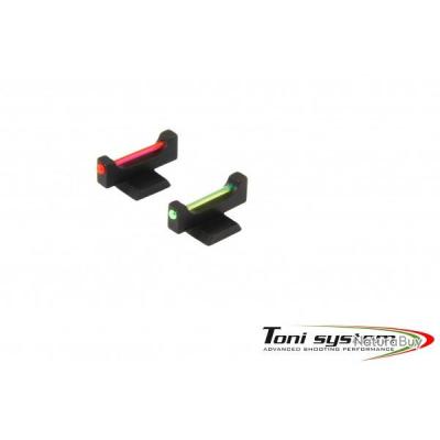 Davis Scope – Broche Fibre Optique Rouge, 0.010, Noir, Fabriquée Aux USA