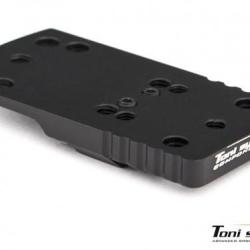 Plaque de base point rouge (type A) pour STI 2011 DVC TACTICAL - TONI SYSTEM