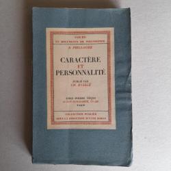Caractère et personnalité / Cours et documents de philosophie. Émile Peillaube