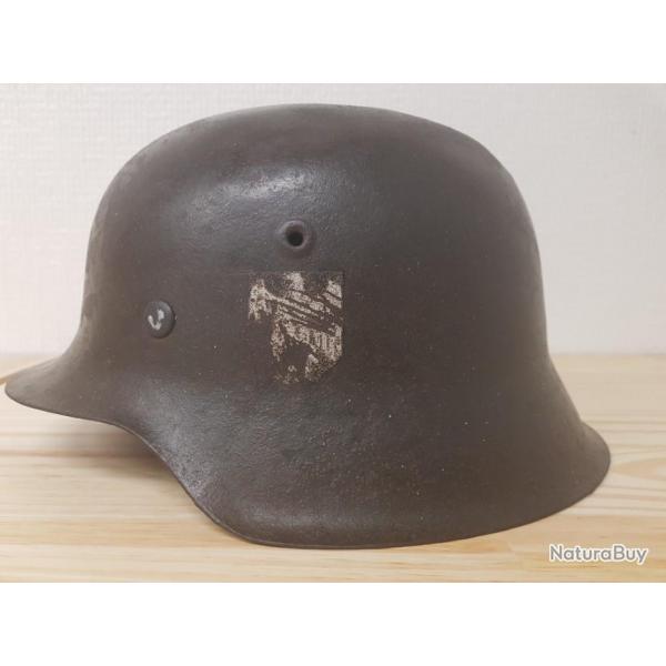 Casque allemand m42 de la heer