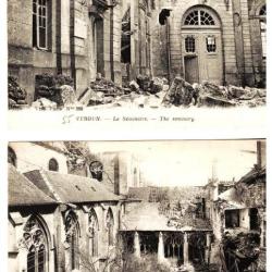 VERDUN - Les ruines de la Grande Guerre - 2 cpa