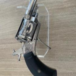 SPLENDIDE REVOLVER «GASTINNE - RÉNETTE» ENTIÈREMENT GRAVÉ