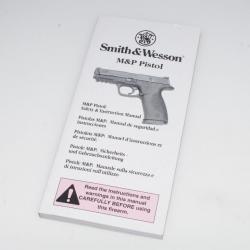 Pistolet M P Smith et Wesson: Manuel