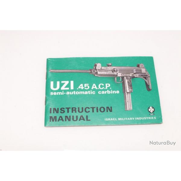 UZI 45 ACP semi automatique: manuel