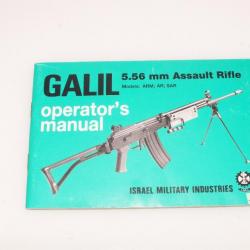 GALIL 5.56 fusil d'assaut: manuel