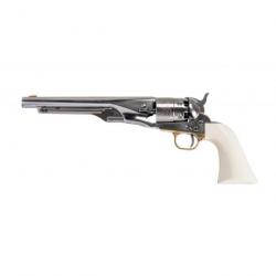 Réplique revolver Pietta 1860 colt army old silver ivoire - Cal 44 PN