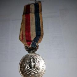 Médaille des sous officiers de Marseille argent 1883
