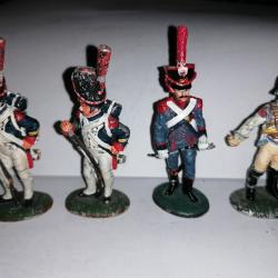 Figurines soldats Napoleonniens DEL PRADOS EN PLOMBS