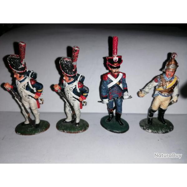 Figurines soldats Napoleonniens DEL PRADOS EN PLOMBS