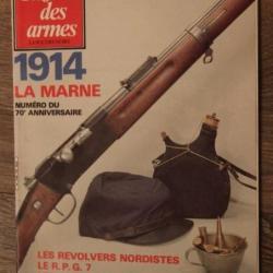 GAZETTE DES ARMES N° 133 1984 BATAILLE DE LA MARNE WINCHESTER 94 REVOLVERS NORDISTES POIGNARDS NSKK