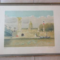 Lithographie des Invalides