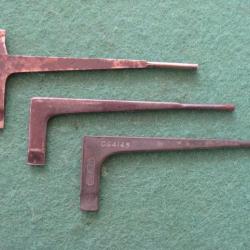 Trois tournevis goupille pour Colt 1911. US 1 ère et deuxième guerre dont un RARE