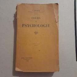 Cours de Psychologie (6ème édition, 1929)E. Baudin
