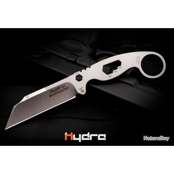 Hydra Knives Buzzard White Vulture Etui Noir