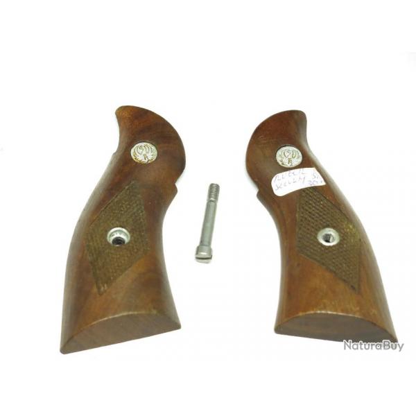 Plaquettes bois Ruger security six Ref box 186